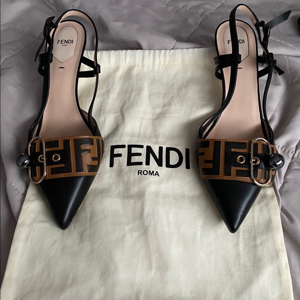 Fendi Slingback heels